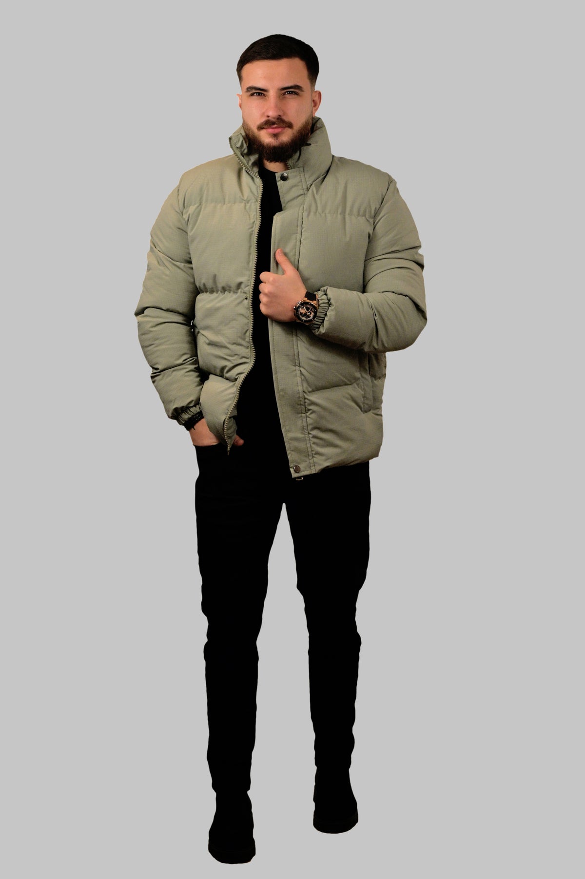 Mini Check Puffer
