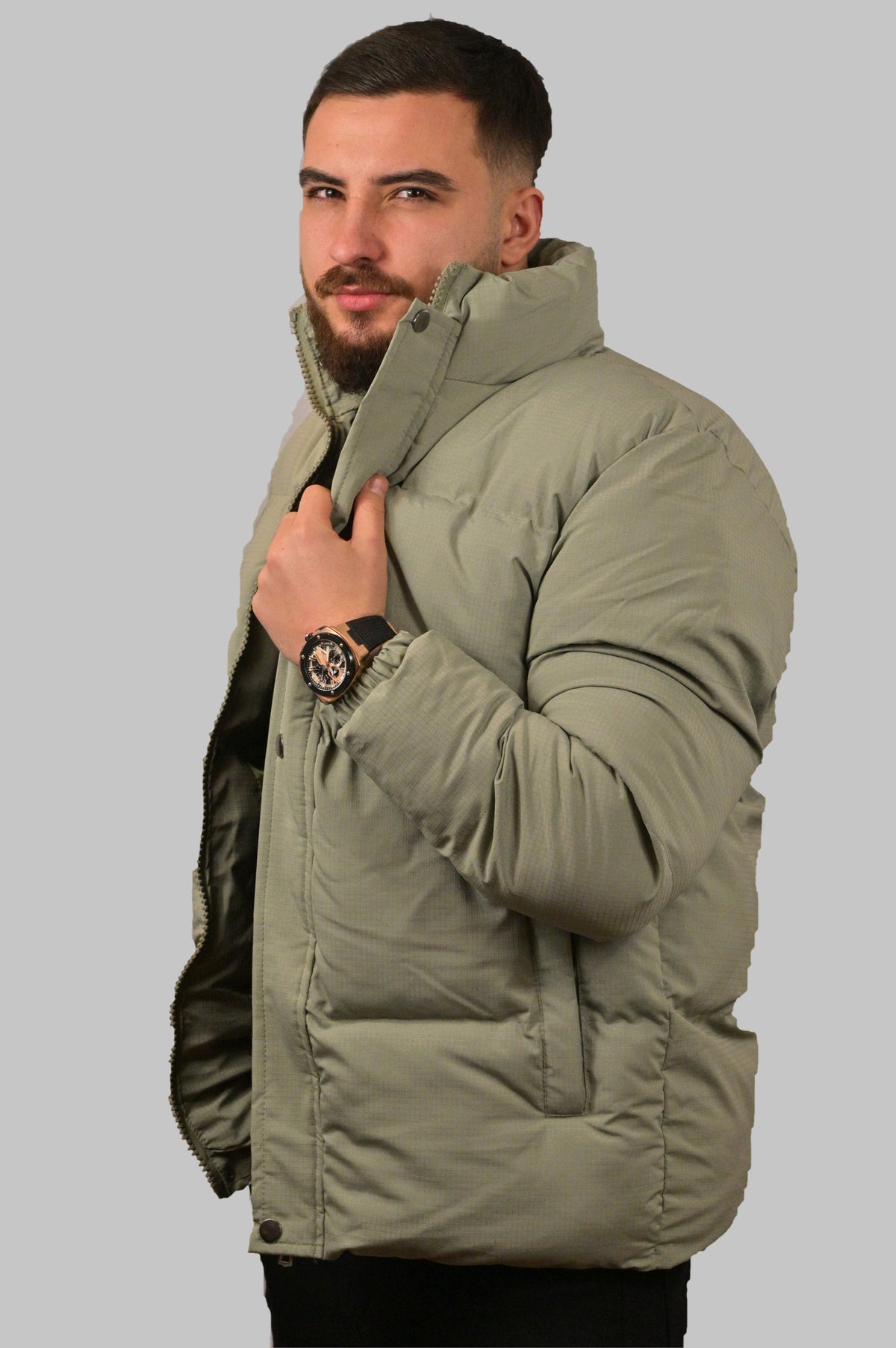 Mini Check Puffer