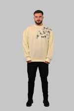 Floral Print Oversize Sweatshirt