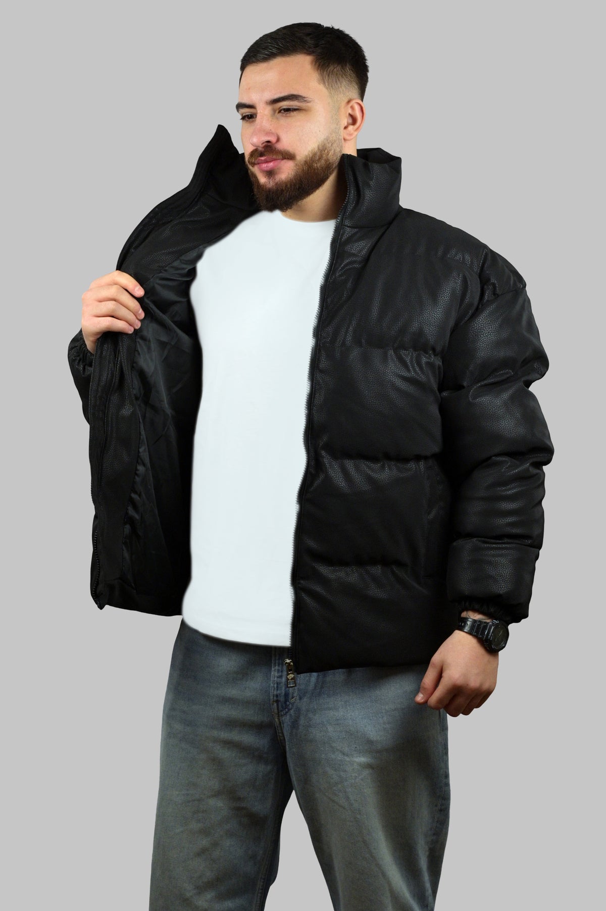 Iconic Dotted Leather Jacket