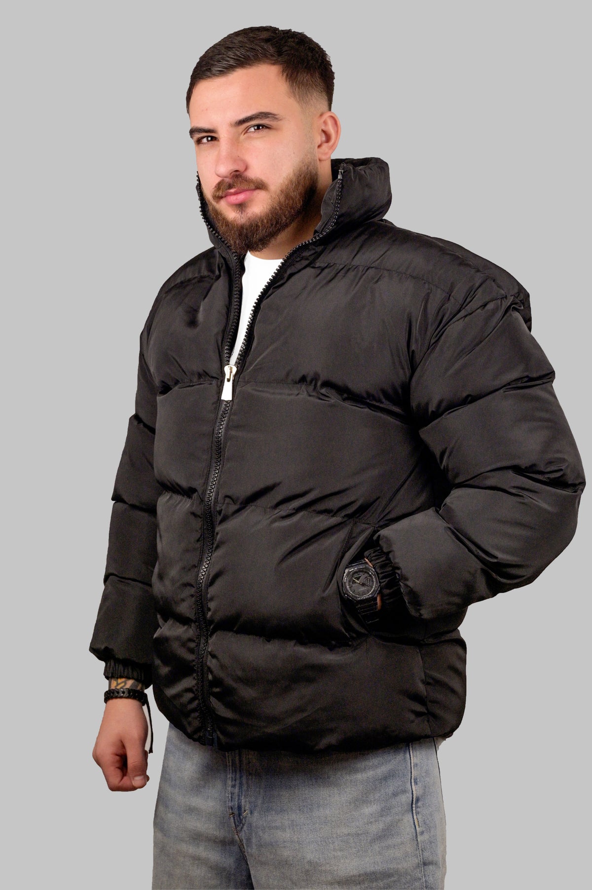 Shiny Quilted Jacket