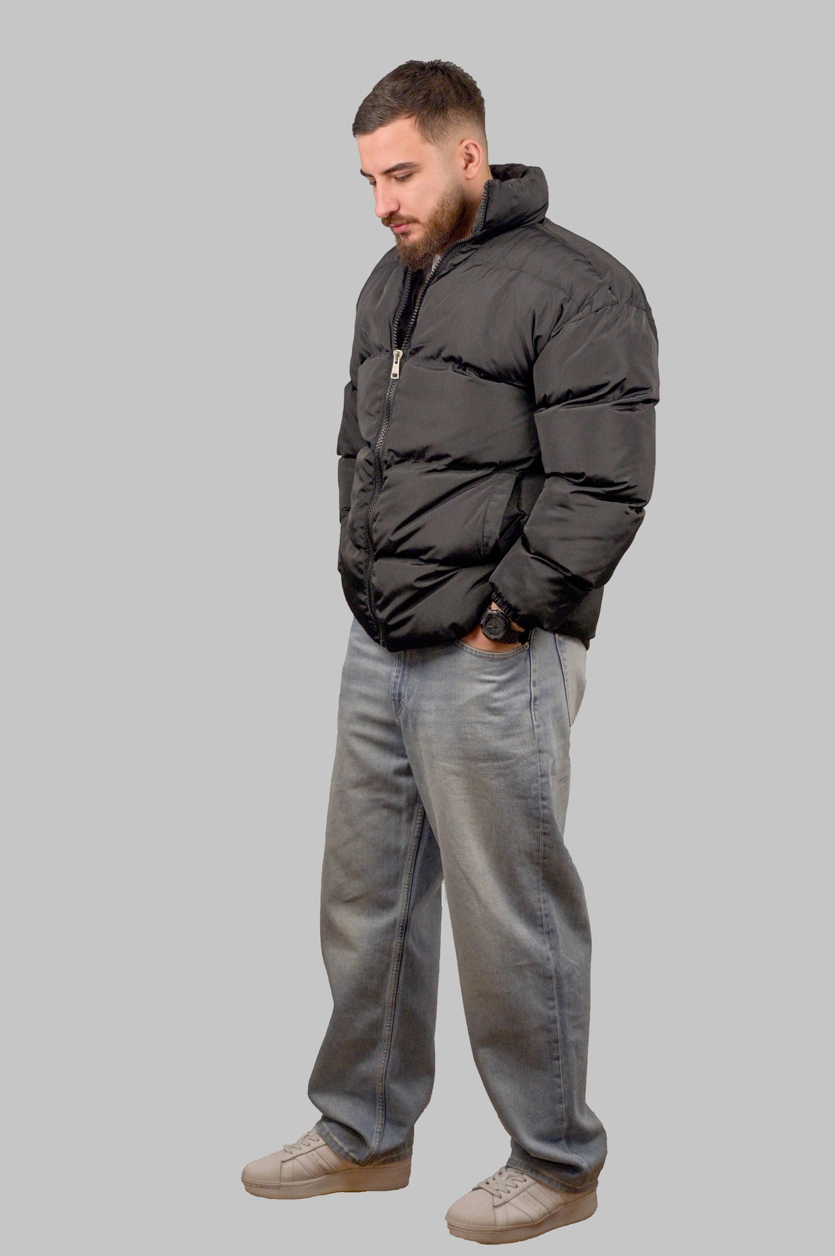 Shiny Quilted Jacket