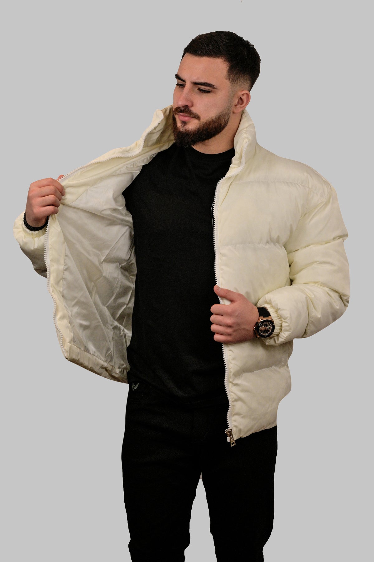 Shiny Quilted Jacket