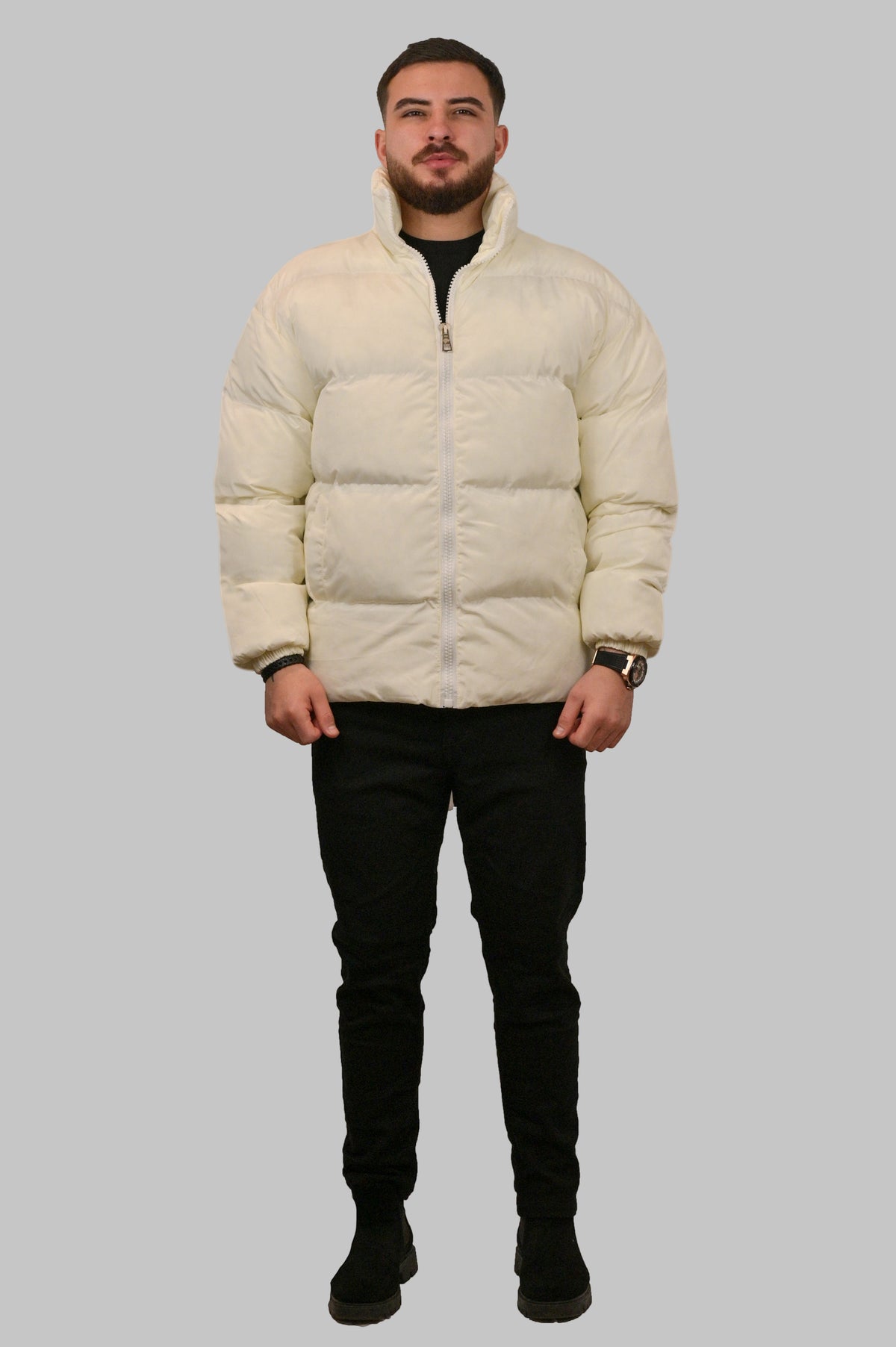 Shiny Quilted Jacket