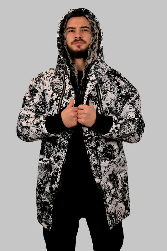 Two-Tone Classic Coat