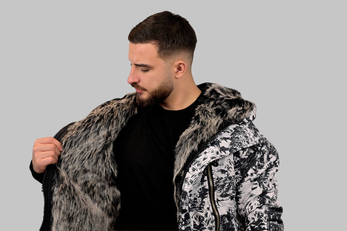 Two-Tone Classic Coat