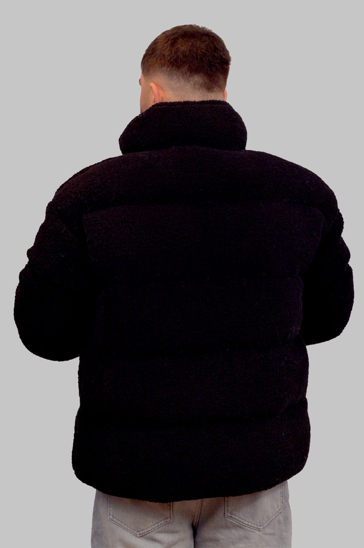 Wool Knit Puffer Jacket