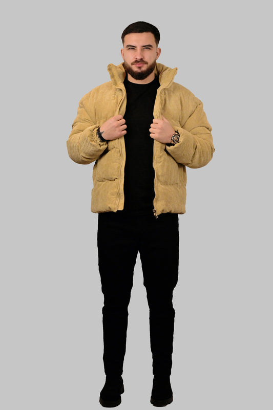 Corduroy Puffer Jacket