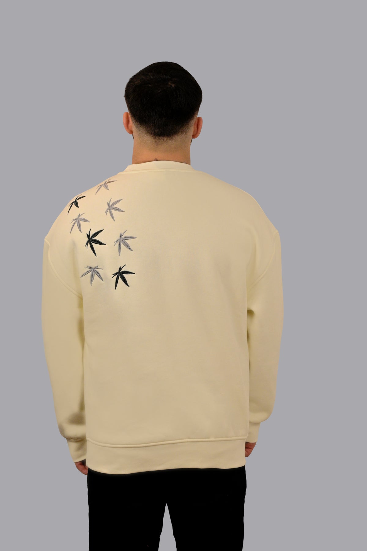 Floral Print Oversize Sweatshirt