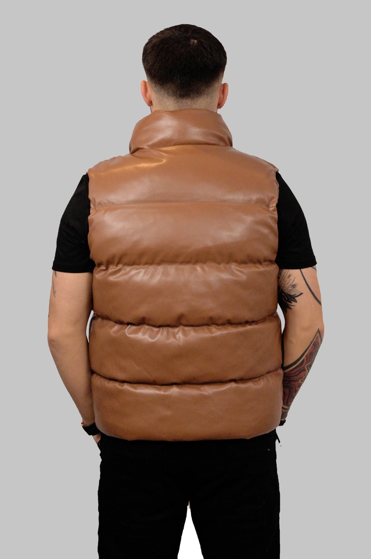 Reflective Leather Jacket