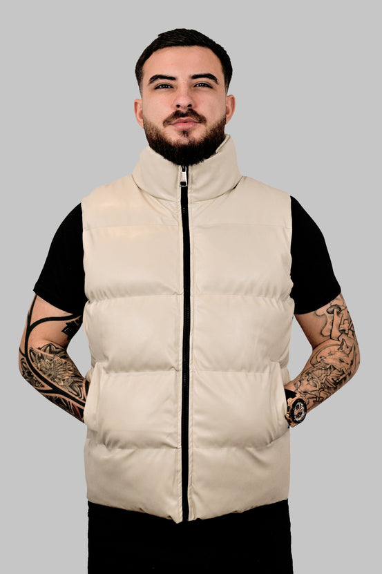 Reflective Leather Jacket